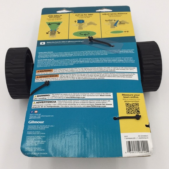 Gilmour Heavy Duty Lawn Garden Yard Water Sprinkler Circular - Picture 7 of 13